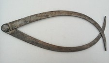 VINTAGE  ANTIQUE EXTERNAL / OUTSIDE CALIPERS EXTRA LARGE 21" FIRM JOINT GEo RYAN