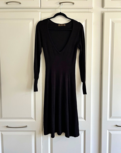 Zara women black knit - women’s,