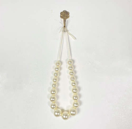 Vintage faux pearl necklace - pearl,