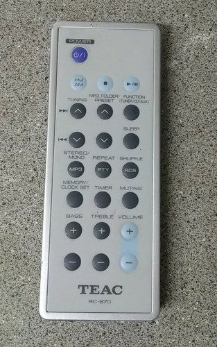 Teac 970 remote - rc-970 remote, control