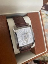 SAINT HONORE Orsay 862020 1 F06 Quartz Diamond White Shell Silver Plate Women's