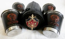 Russian Vodka Shot Glasses Set