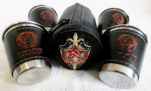 Russian vodka shot glasses - vodka,