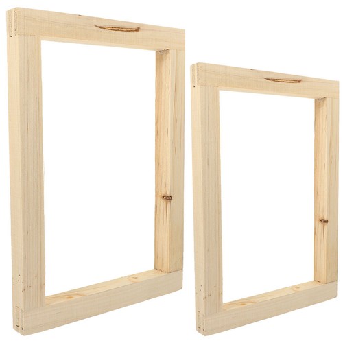 2pcs wooden screen printing - wooden,