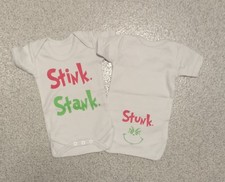 Christmas baby vests grinch