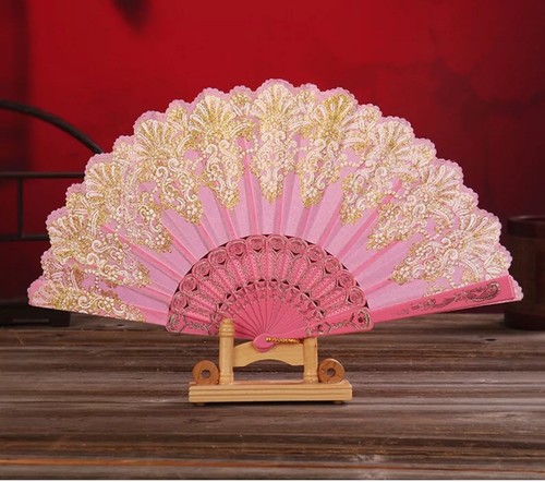 Lace hand fan - fan, spanish