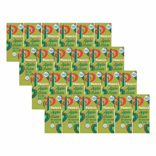 Princes apple juice 200ml - 24, x