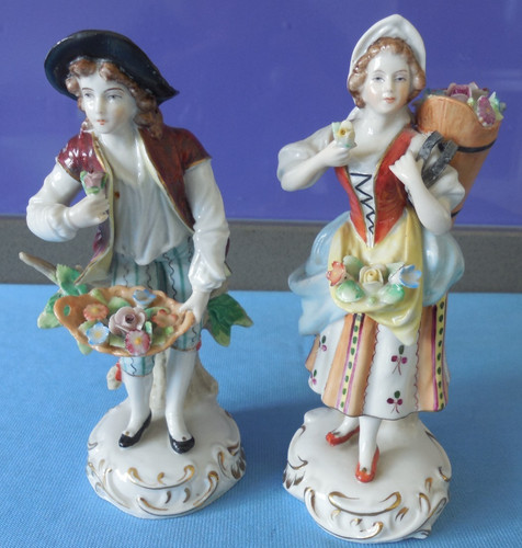 Pair stunning sitzendorf - pair, of