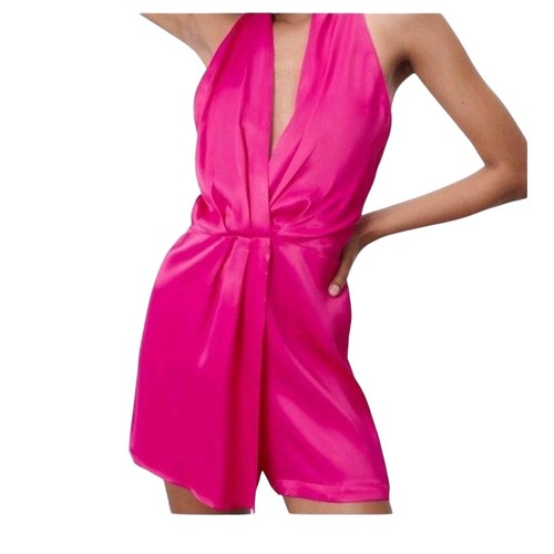 Zara hot pink satin - zara,