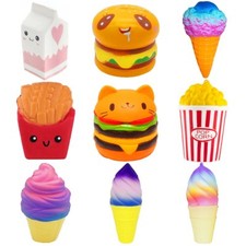 UK Jumbo Slow Rising Soft Scented Charm Kawaii Squishys Squeeze Toy Kid Gift