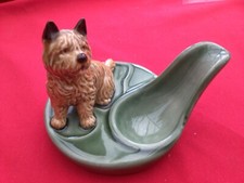VINTAGE 1950'S WADE SCOTTY DOG CERAMIC PIPE STAND 8 cm tall.