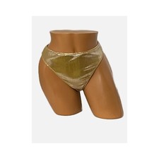 Swimsuit Bikini Gold XL Shiny