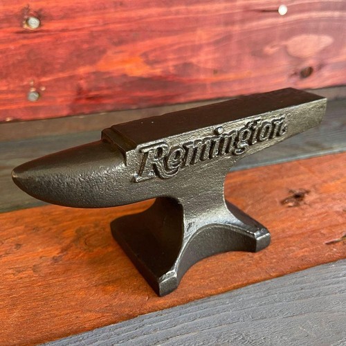Remington cast iron anvil - iron,
