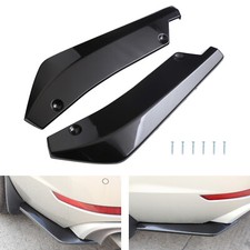 2x Gloss Black Car Rear