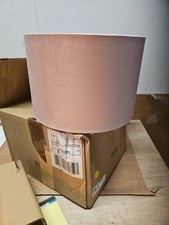 M&S Velvet Pink Lamp Shade 