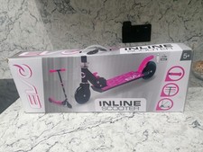 Evo Inline Scooter for Kids Adjustable Handle Height, Outdoor Push