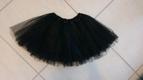 Black kids tulle - , skirt