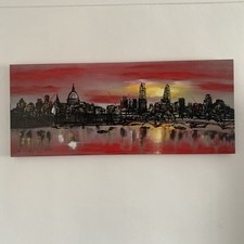Paul Kenton Original Limited Copy  Canvas Painting London Skyline