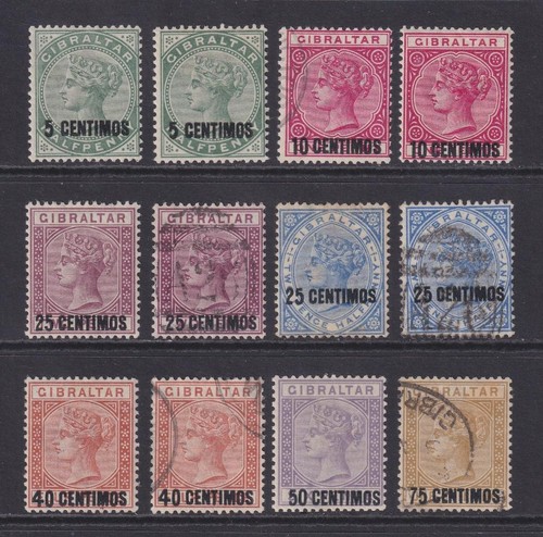 Gibraltar 1889 stamps mm - 1889,