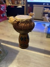 Vintage djembe Mini Drum Ornament Toy Collectable