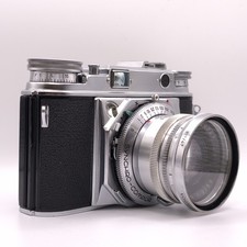 Near Mint Film Tested Voigtlander Prominent w/ 50mm f2 Ultron 35mm camera