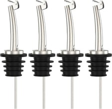 4 Pcs Oil Spout Liquor Pourers