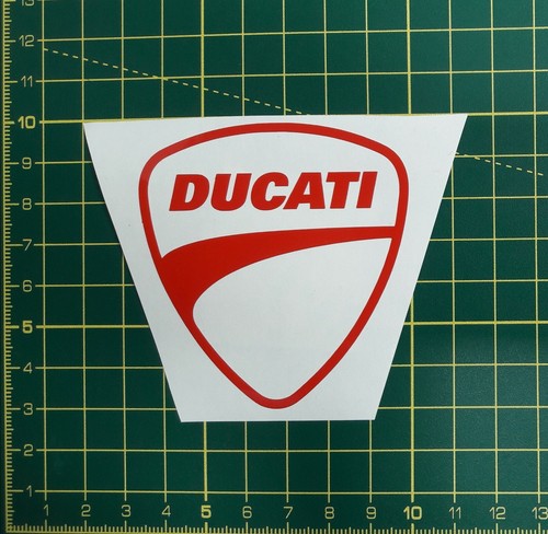 Ducati motorbike helmet vinyl - helmet,