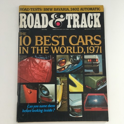 Road track magazine - track,
