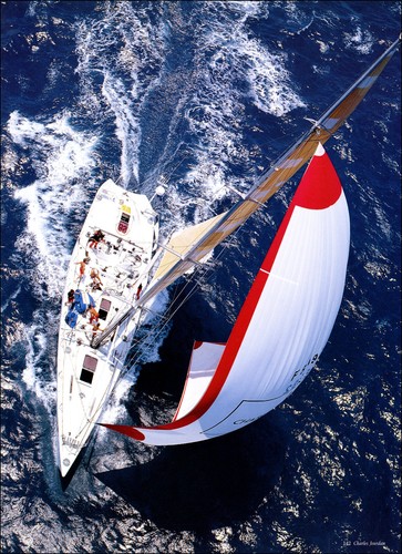 1998 vintage sailing print - sailing,