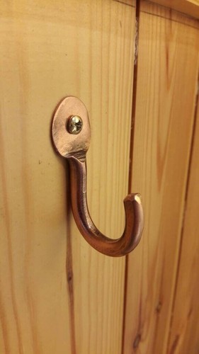 Small copper hook hand - small,