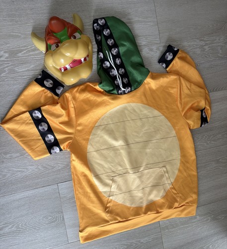 Bowser pullover hoodie mask - hoodie, &