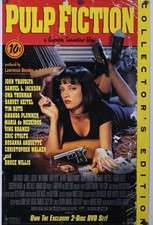 Pulp Fiction Original Collectors Edition DVD & Movie Poster  - 26.5x40” Combo