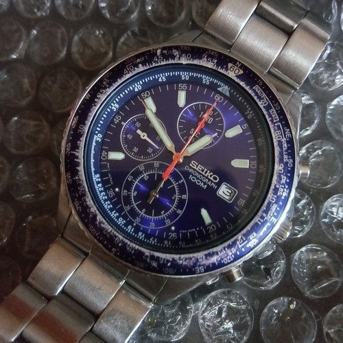 Seiko 7t92 pilot chronograph - pilot,