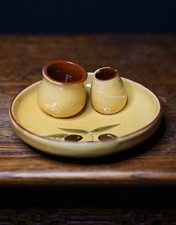 Studio Pottery Olive Dish with