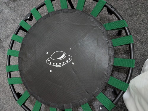Folding fitness trampoline - fitness,