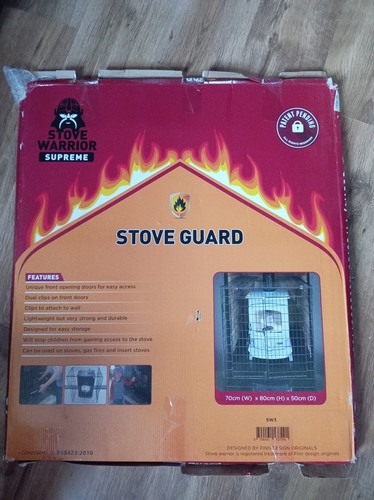 Stove guard safety barrier - stove,