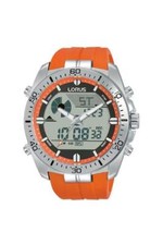 Lorus Analogue Digital Chronograph 46mm 10ATM Watch R2B11AX9