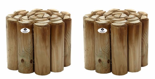 Log rolls garden - rolls,