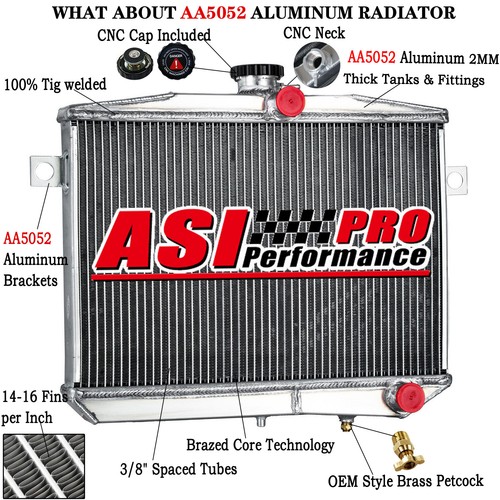 Rows aluminum radiator - 4,