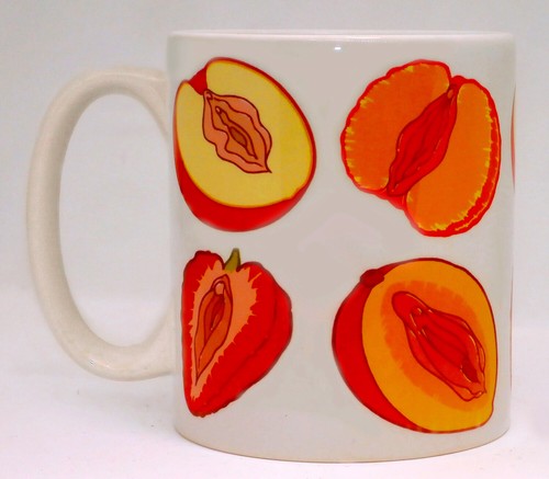Fruit vagina mug can - fruit,