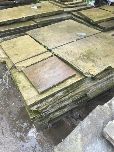 Yorkshire stone flags paving - flags,