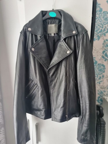 Muubaa black leather - jacket, uk
