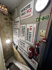 LONDON ENAMEL STREET SIGN