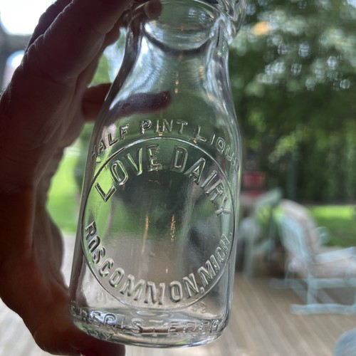 Vintage half pint - half, bottle
