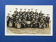Military Photo Postcard 6th Battalion Durham Light Infantry DLI Band Ripon 1927