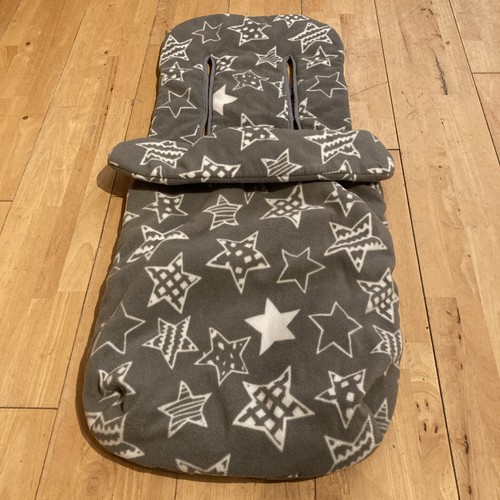 Mothercare grey stars - grey, footmuff