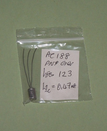 Ac188 pnp germanium transistor - germanium,