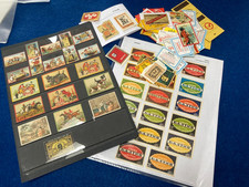 VINTAGE MATCH BOX LABELS   LOT OF 150 )  SOME VERY OLD  GREAT GRAPHICS