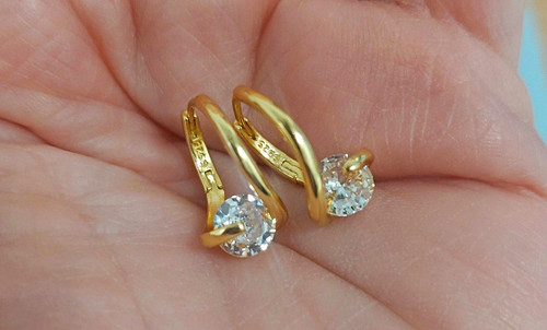 925 silver gold tone - 925,