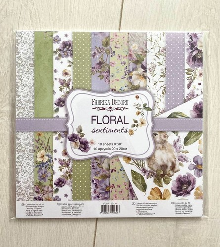 Lilac flowers scrapbooking